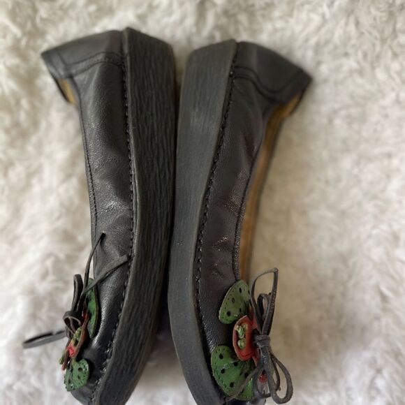 Spring Step Event leather black slip on with floral leather accent EUR 40 - Picture 7 of 12